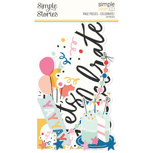 Simple Stories Embellishment, Celebrate! - Page Pieces