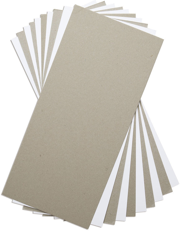 Sizzix Paper, Mixed Media Board - White & Gray (10pk)