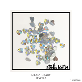 Studio Katia Embellishment, Gems - Magic Hearts