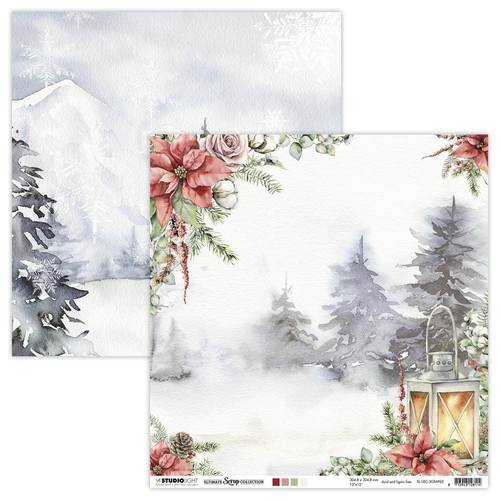 StudioLight Paper 12x12, Christmas Collection - Multiple Designs Available