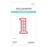 Spellbinders Die, Stitched Alphabet Collection - Individual Letters