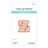 Spellbinders Die, Stitched Alphabet Collection - Individual Letters