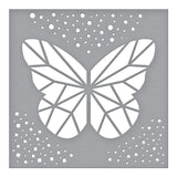Spellbinders Stencil, Bibi's Butterflies - Geometric Butterfly