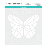 Spellbinders Stencil, Bibi's Butterflies - Geometric Butterfly