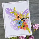 Spellbinders Stencil, Bibi's Butterflies - Geometric Butterfly