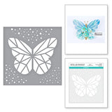 Spellbinders Stencil, Bibi's Butterflies - Geometric Butterfly