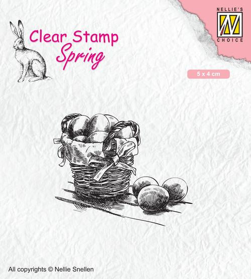 Nellie's Choice Stamp, Spring Easter Eggs