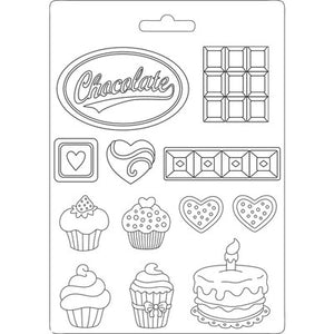 Stamperia Mould A4, Sweety - Classic