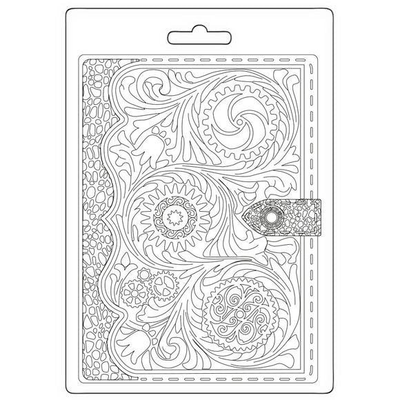 Stamperia Mould A5, Magic Forest - Book Pattern