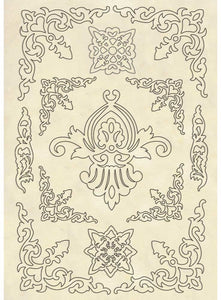 Stamperia Embellishment, Wooden Shapes - Princess - Ornaments, A5