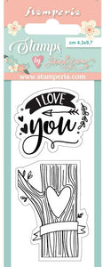 Stamperia Stamp, Love Story - I Love You