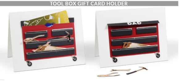 i-Crafter Die, Tool Box Gift Card Holder