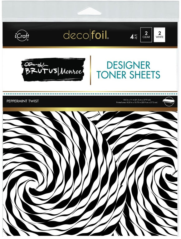 Deco Foil Designer Toner Sheets, Peppermint Twist