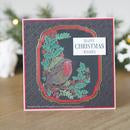 Woodware Stamp, Robin and Holly