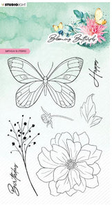 StudioLight Stamp, Blooming Butterfly - Birthday Butterfly