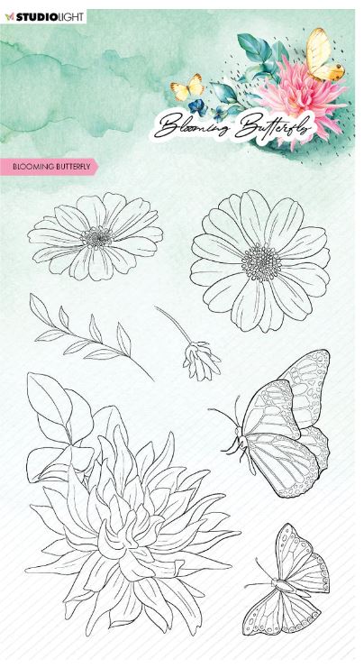 StudioLight Stamp, Blooming Butterfly