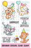 C.C. Designs Stamp & Die, Birthday Critters (2 PC Set)