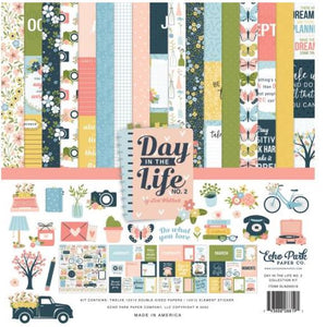 Echo Park Paper Collection Pack 12x12, Day In the Life Vol 2