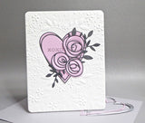 Memory Box Embossing Folder 3D, Heart Bouquet
