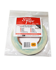 Scor-Pal Adhesive Tape, 3/8" (9.5mm)