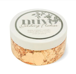 Nuvo Embellishment, Gilding Flakes - Sunkissed Copper
