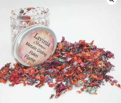Lavinia Embellishment, Metallic Gilding Flakes   Multiple Colors Available