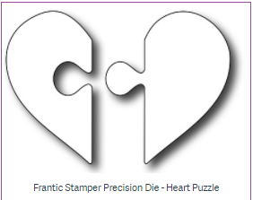 Frantic Stamper Die, Heart Puzzle