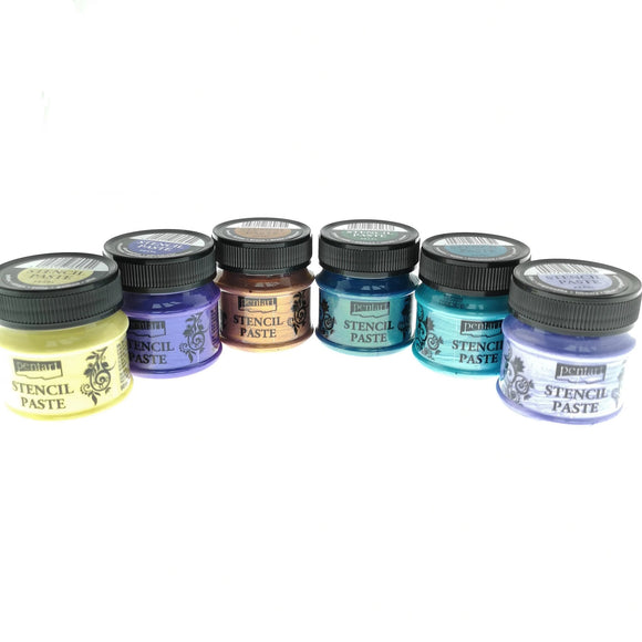 Pentart Stencil Paste   Various Colours and Finishes Available