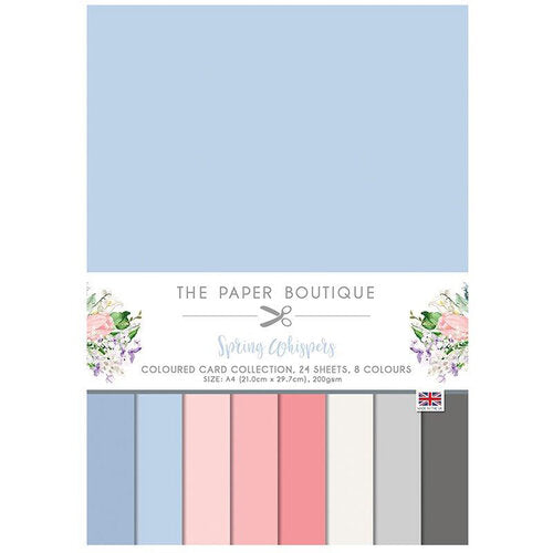 The Paper Boutique Cardstock Variety Pack 8.5x11, Spring Whispers