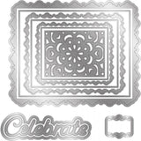CC Gemini Die, Create a Card - Triple Easel Ornate Frames